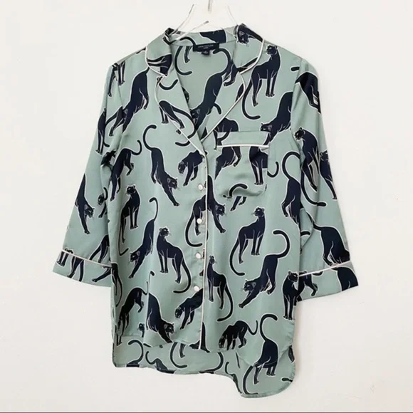 Ann Taylor women Cat Pajama Set - Picture 3 of 16